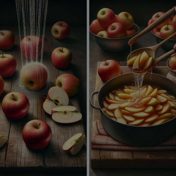 Comment réaliser une compote de pommes sans sucre ajouté ?