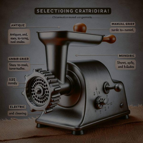 Quels sont les critères de sélection d'un bon hachoir à viande manuel ou électrique?