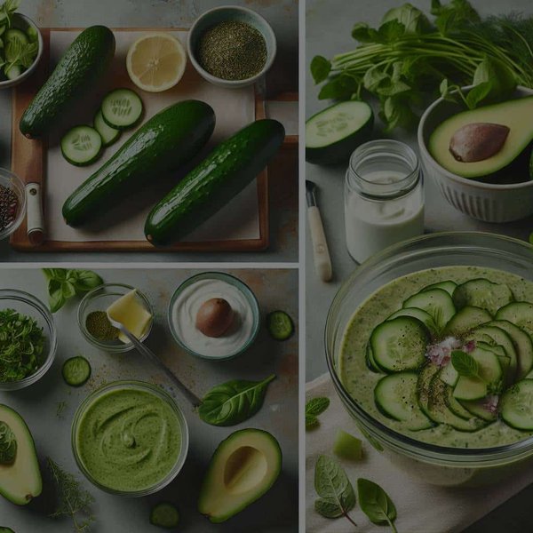 Comment préparer une soupe froide d'avocat et concombre idéale pour l'été ?